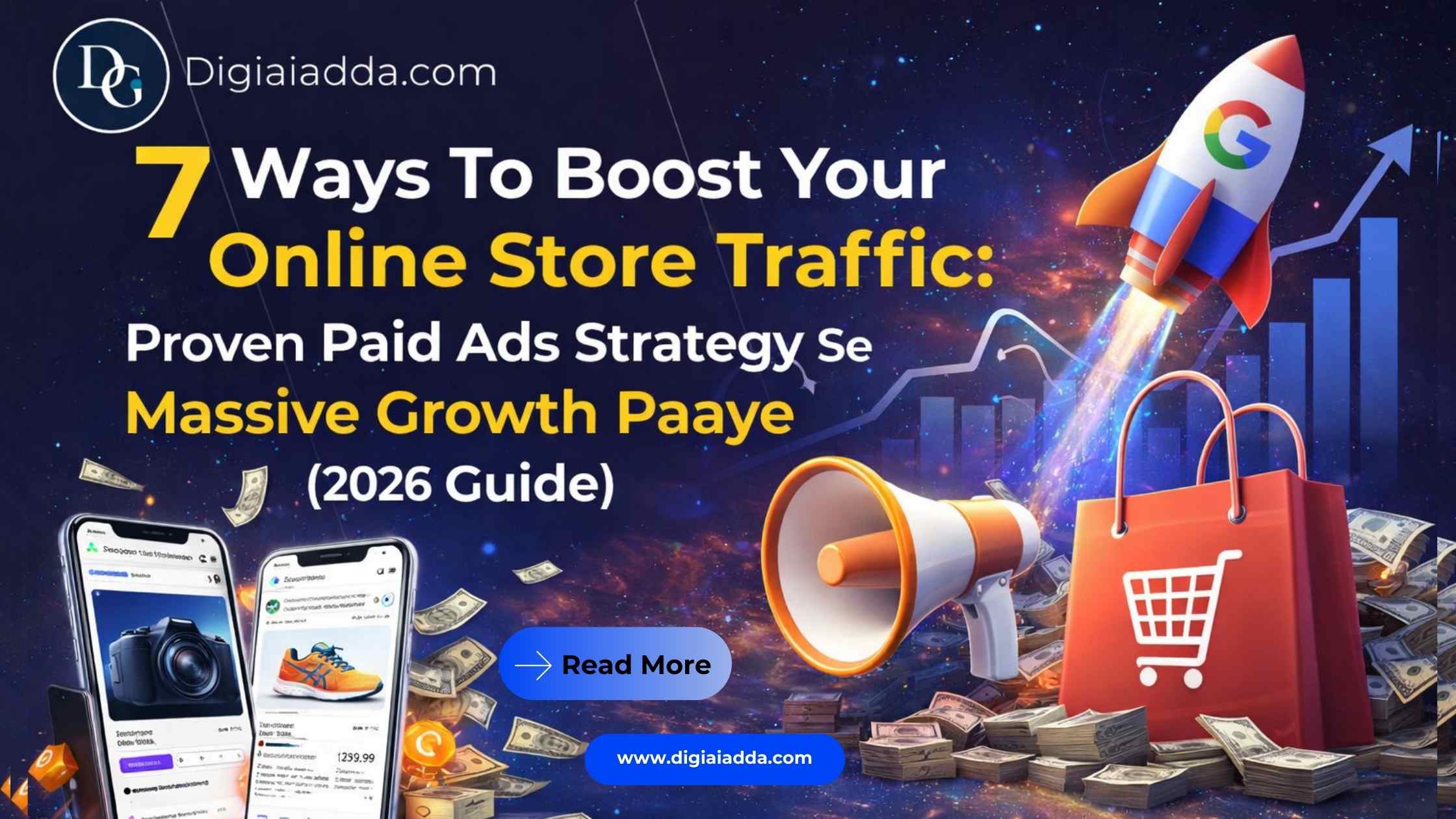 Google Gemini Kya Hai? 2026 के Top 5 Smart Uses जो आपकी Learning & Workflow को Ultra Fast बना देंगे (In Hindi) 7 ways to boost your online store traffic